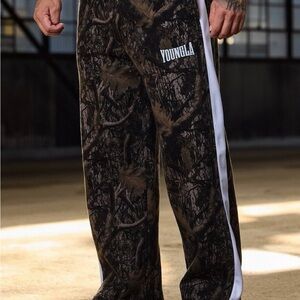 YoungLA Men's Woodland Camo Joggers